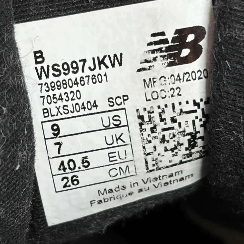 New Balance Women's 997 Sport Turtle‎ Dove Casual Lace Up Shoes Size 9